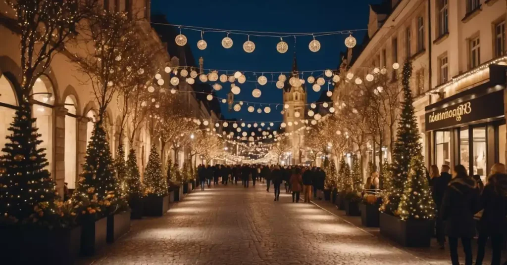 Christmas Lights in Munich Germany