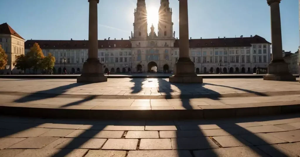 Sunshine in Munich, Germany